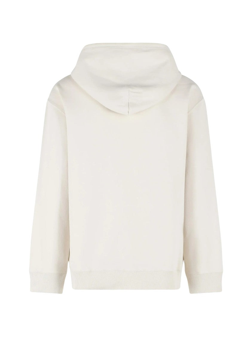 Mm6 By Maison Margiela Soft Beige Numeric Logo Hoodie