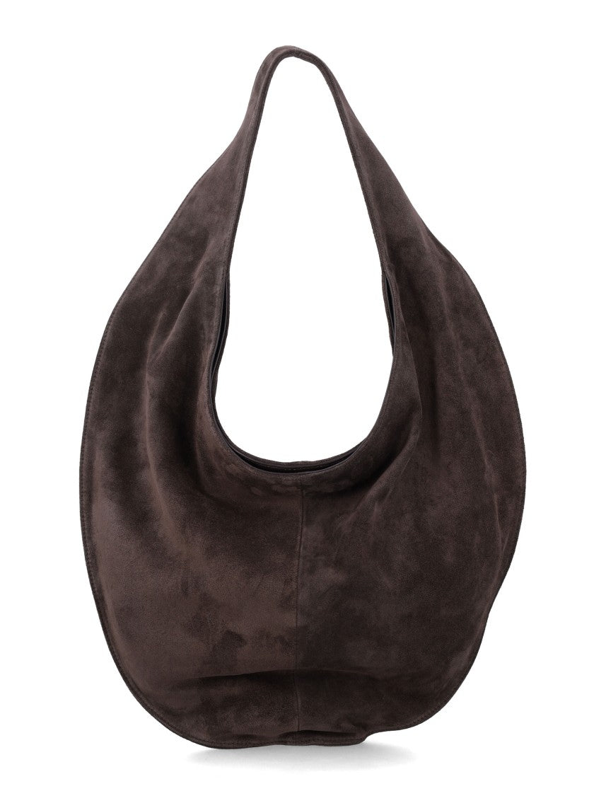 Maeden Rounded Suede Nappa Tote Bag