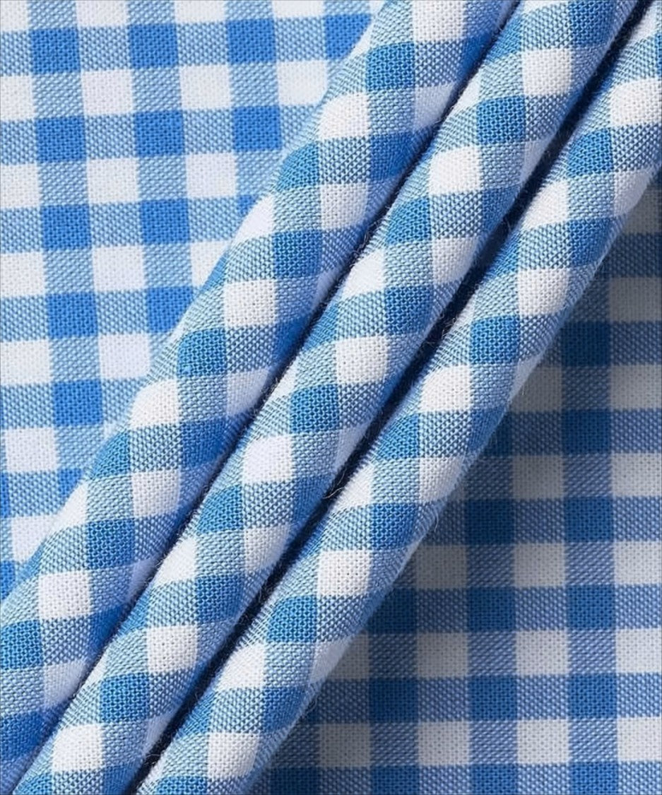 Polo Ralph Lauren Light Blue Gingham Check Long-Sleeve Shirt