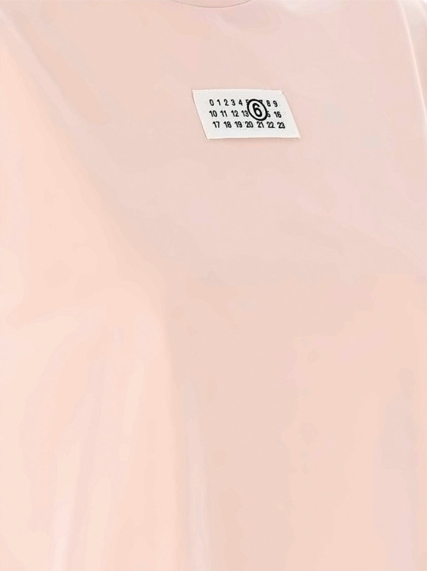 Mm6 By Maison Margiela Pastel Pink Short-Sleeve T-Shirt
