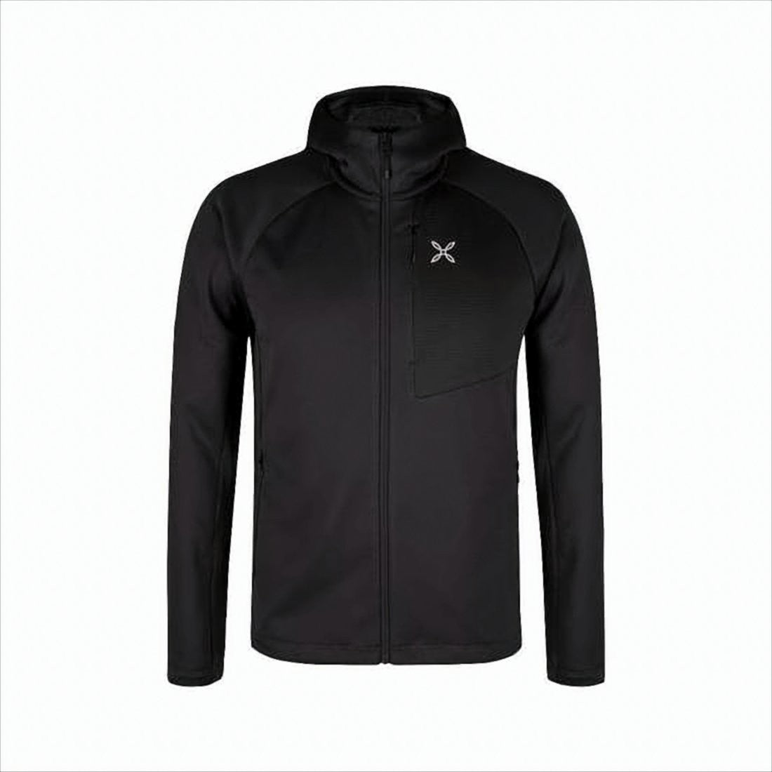 Montura Full-Zip Black Activewear Jacket With High Collar