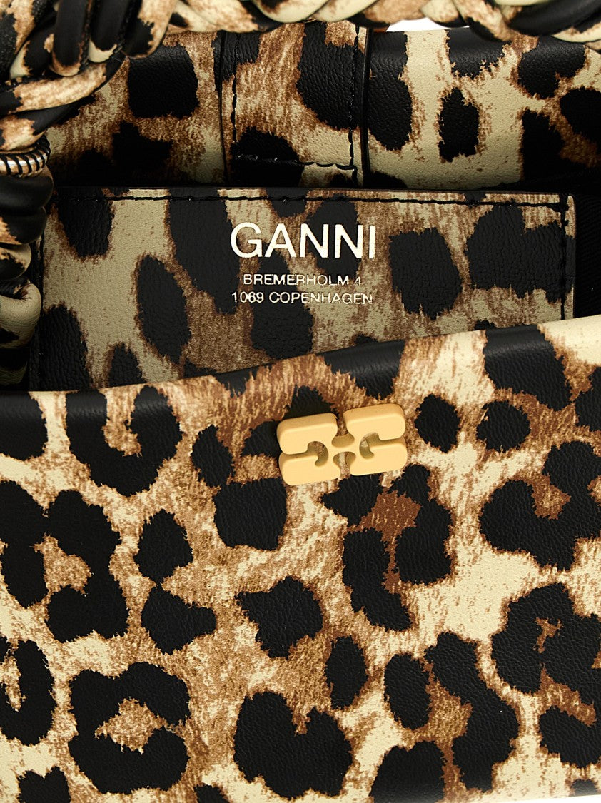 Ganni 'Bou Bag Mini Leopard' Handbag