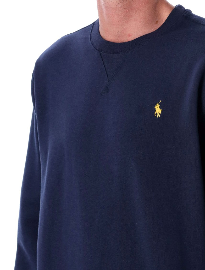 Polo Ralph Lauren Crew Neck Sweatshirt With Embroidered Pony Emblem