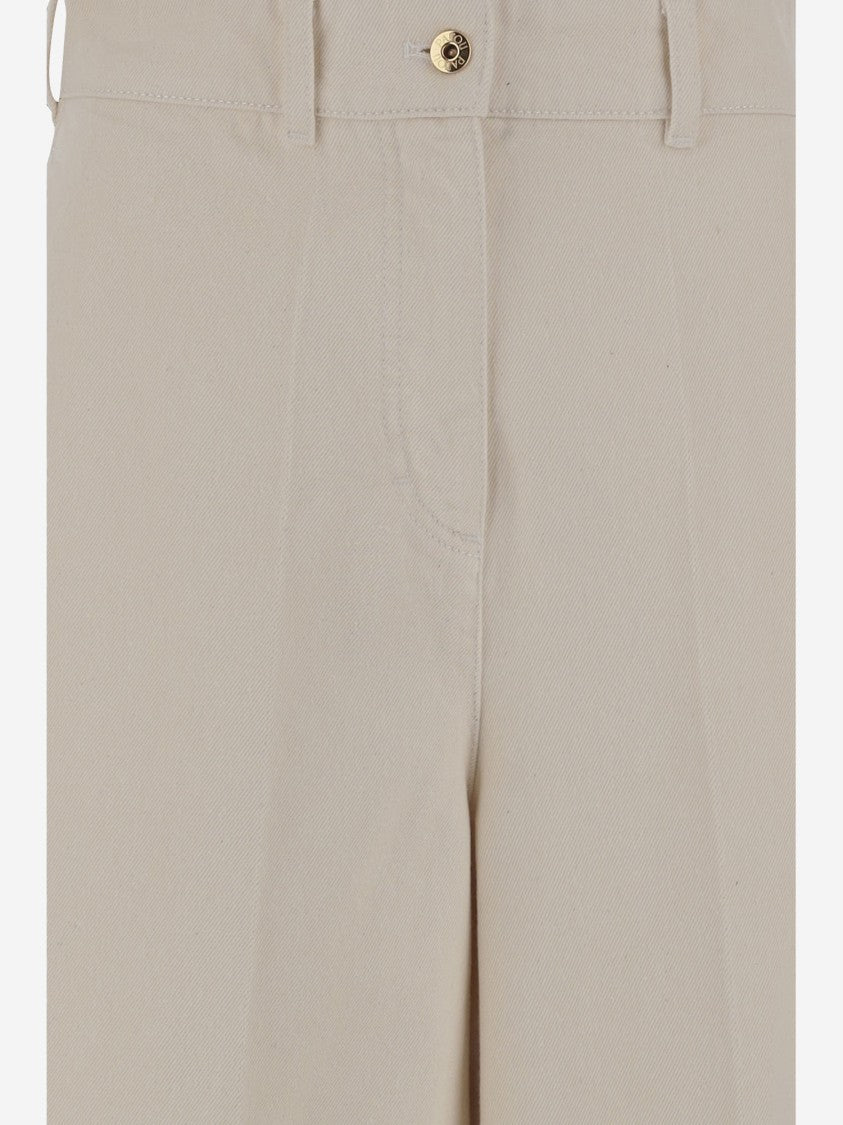 Patou Cotton Shorts With Logo