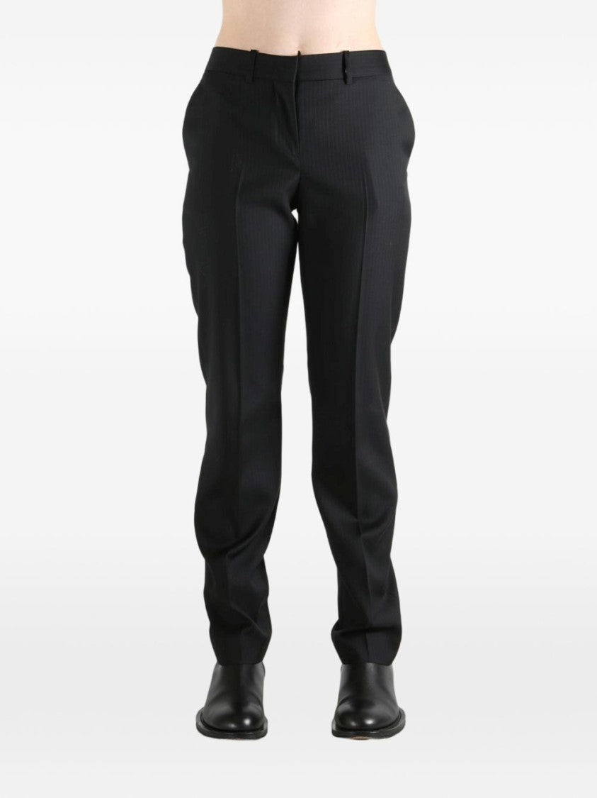 Givenchy Silk And Nylon Straight Leg Trousers