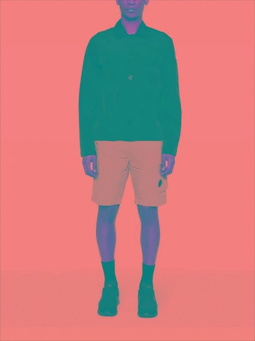 C.P. Company Mid-Thigh Length Shorts With Unique Side Pocket Detail