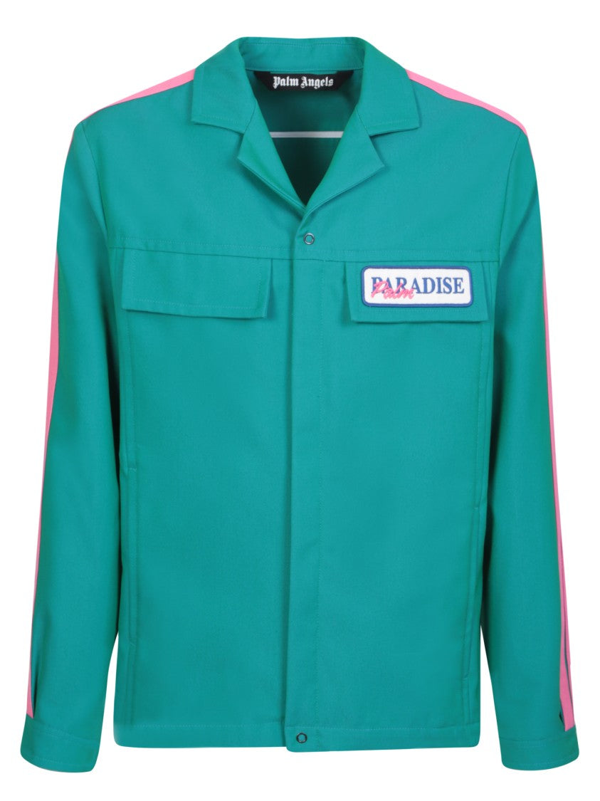Palm Angels Paradise Light Blue Jacket