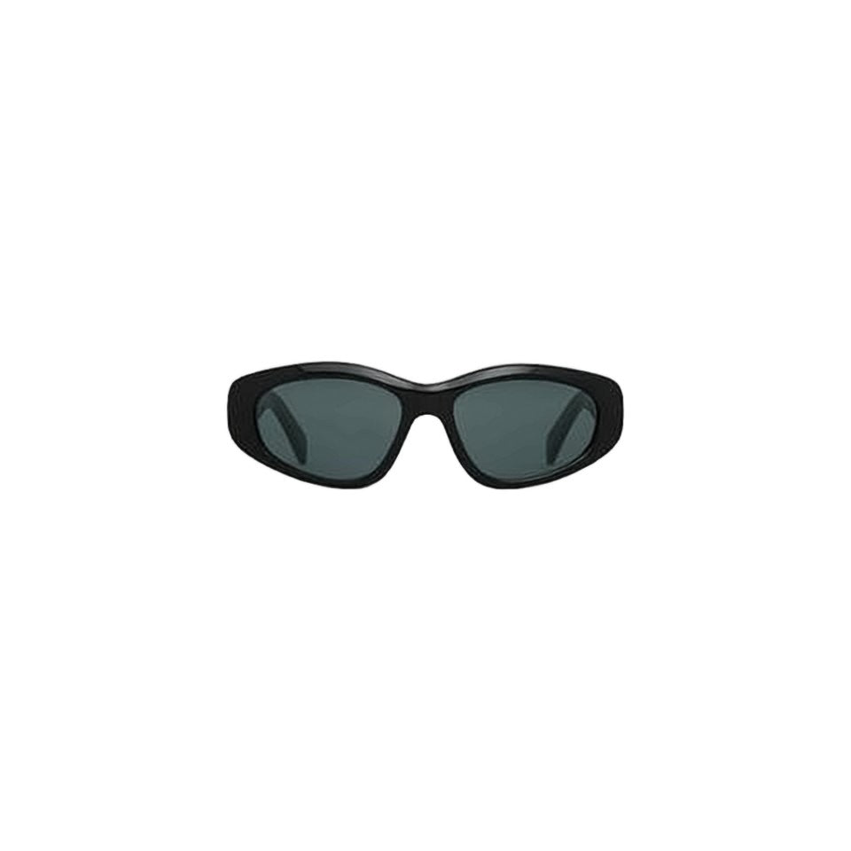 Celine Rectangular Acetate Sunglasses With Bold Logo Detail