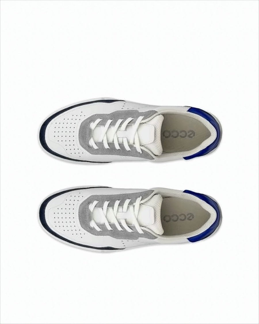 Ecco Low-Top Sneaker With Perforated Leather Accents