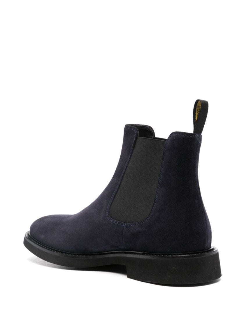 Doucal's Blue Beatles Suede Boots