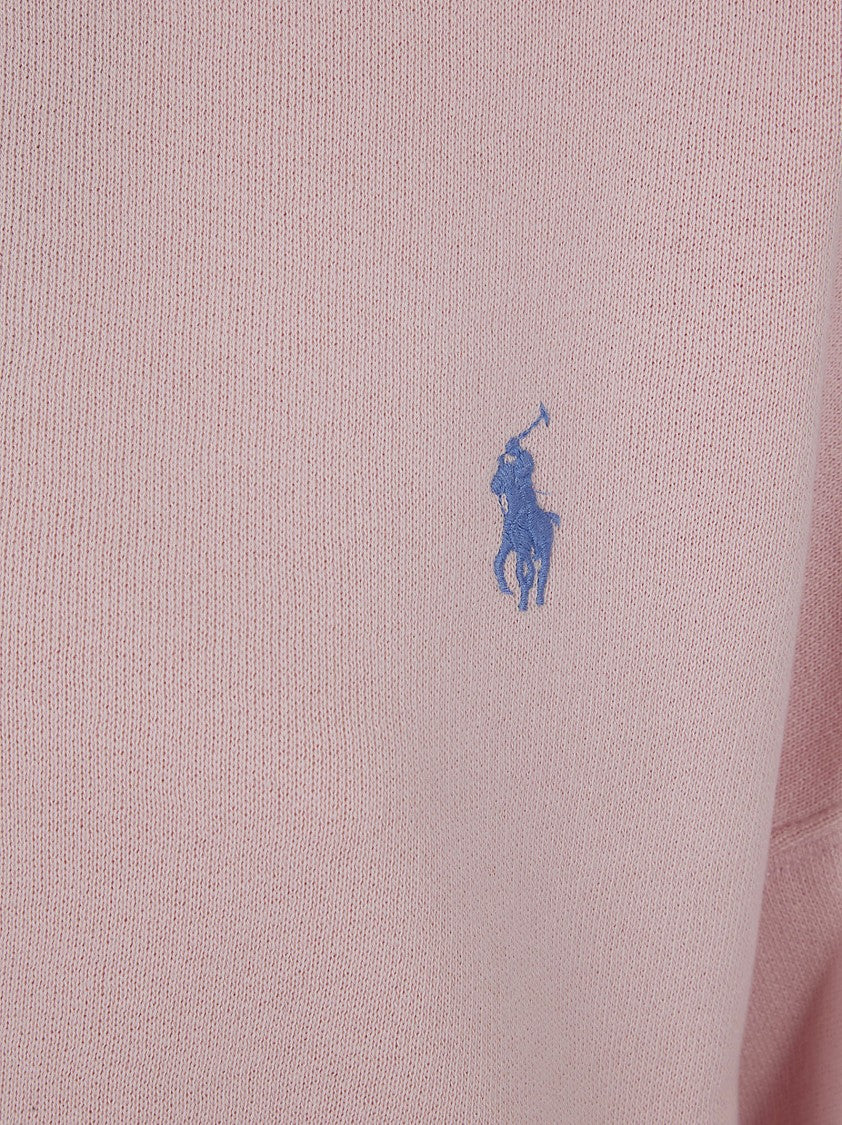 Polo Ralph Lauren Cropped Sweater With Embroidered Logo