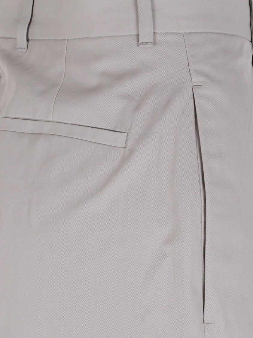 Jil Sander Beige Straight-Leg Trousers