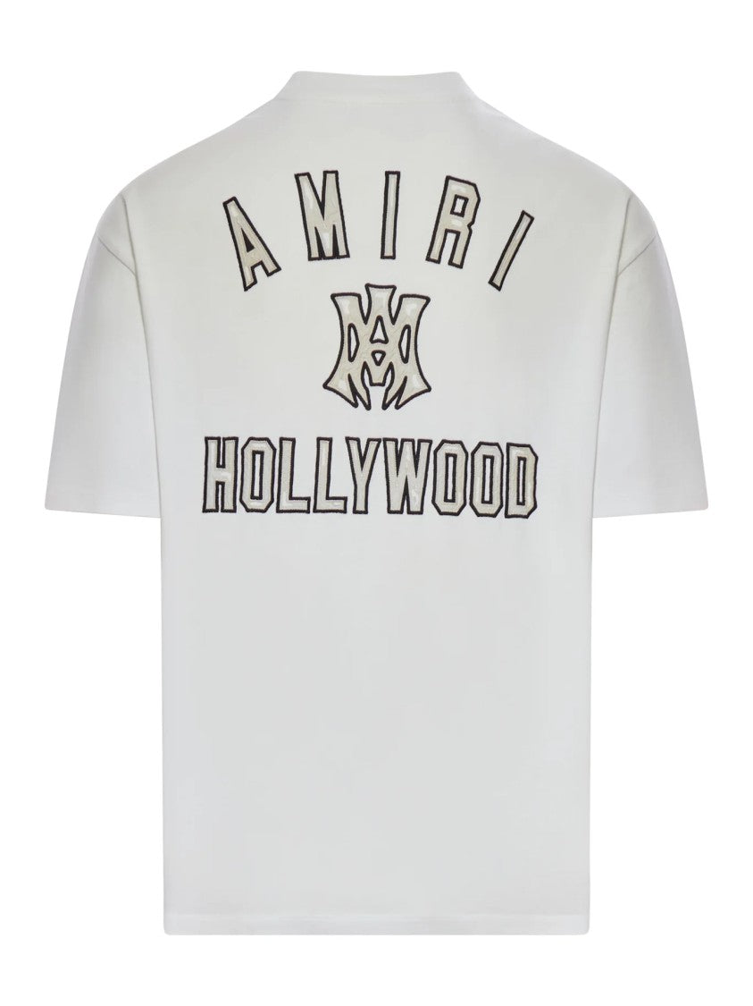 Amiri Oversized Streetwear T-Shirt With Bold Back Lettering