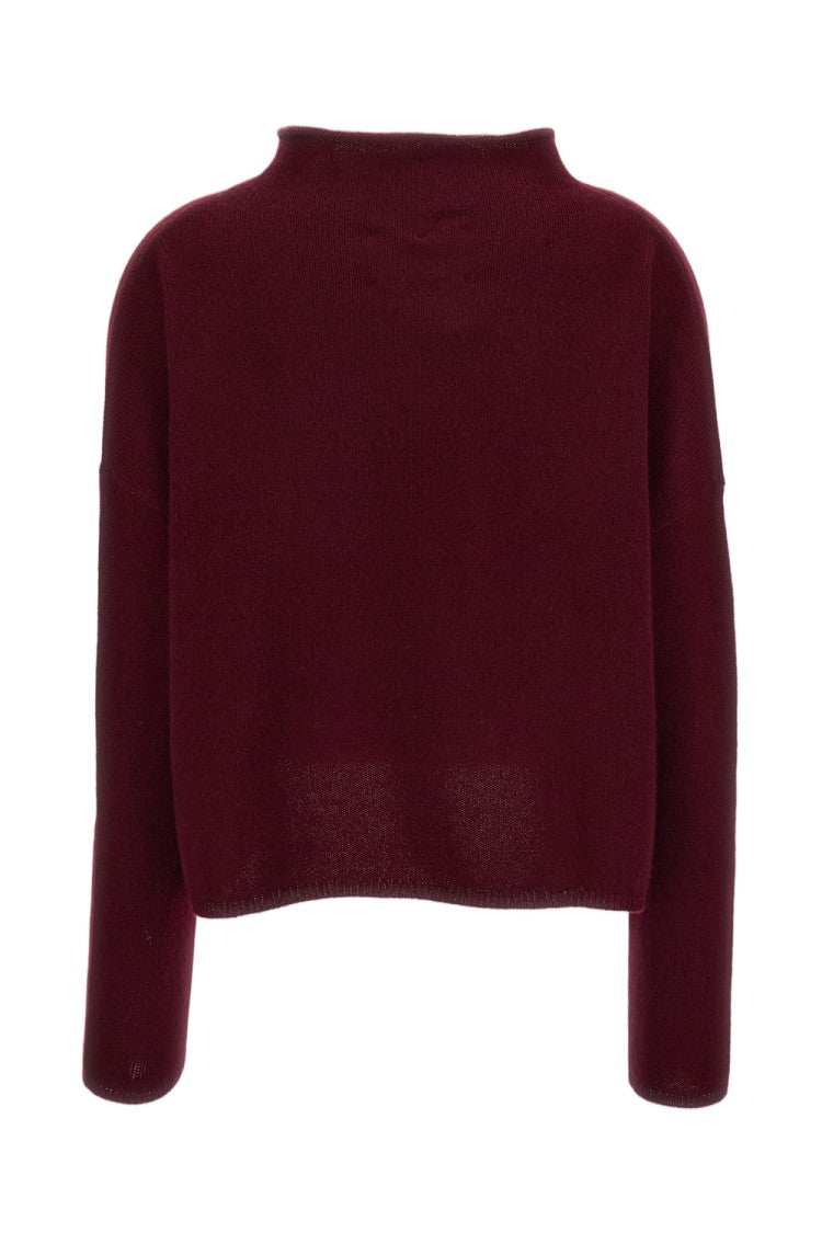 Lisa Yang Red Sandy Heavy-Knit Cashmere Sweater