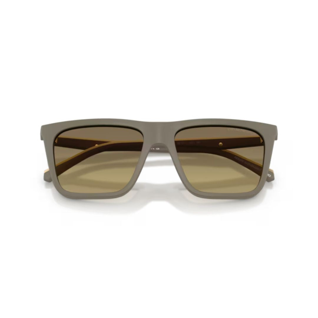 Emporio Armani 0Ea4258 Matte Olive Green Rectangular Frame Eyeglasses