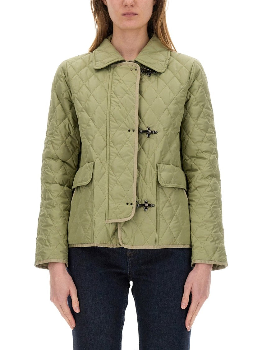 Fay 3-Hook Nylon Quilted Jacket