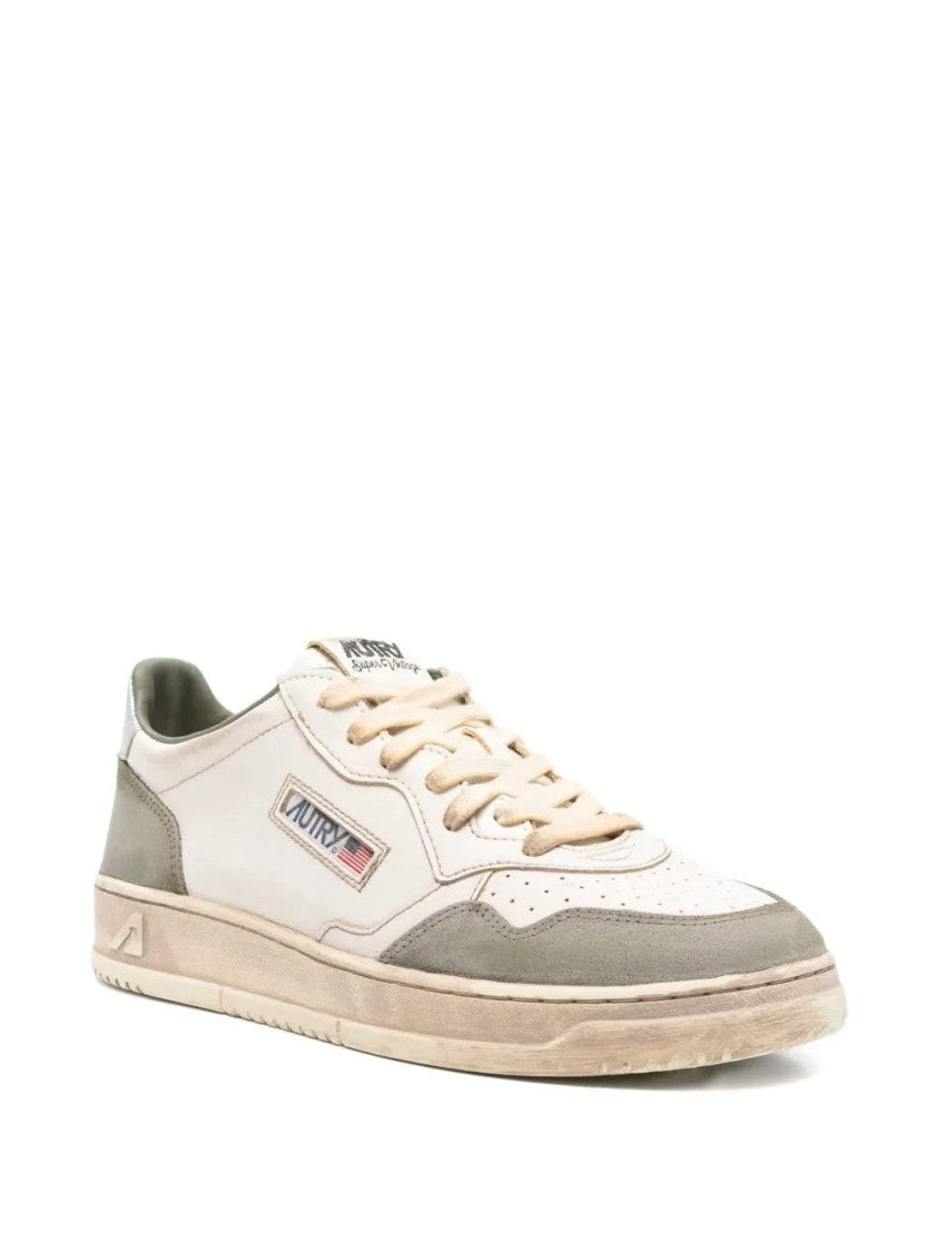 Autry Leather Panelled Sneakers
