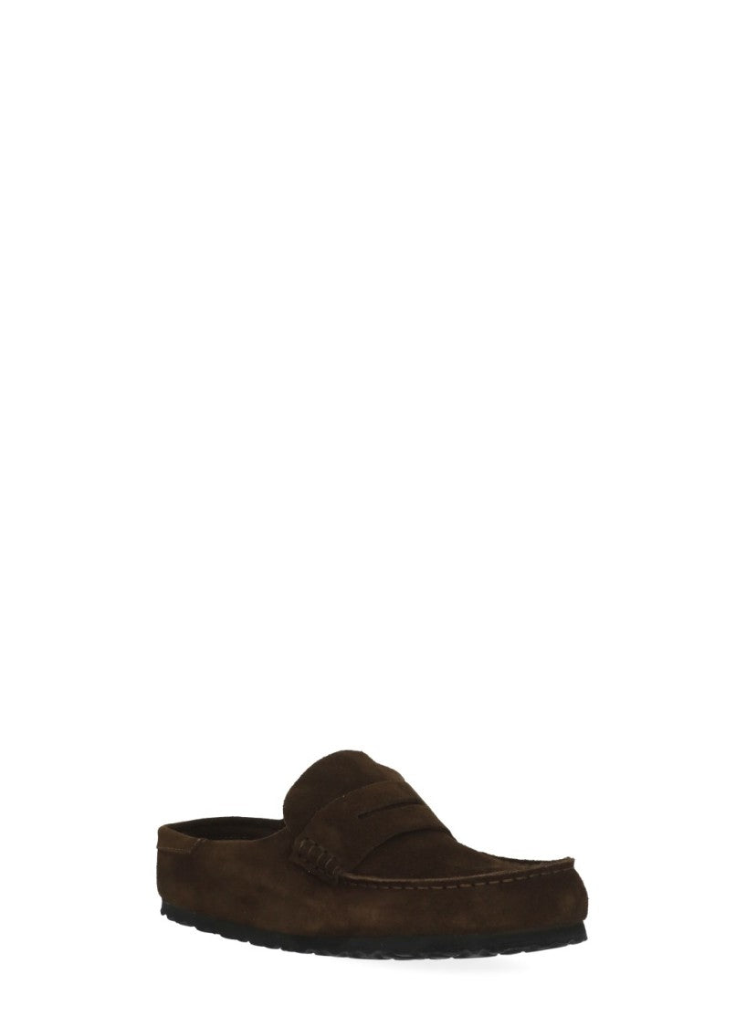 Birkenstock Brown Naples Wrapped Suede Sandals