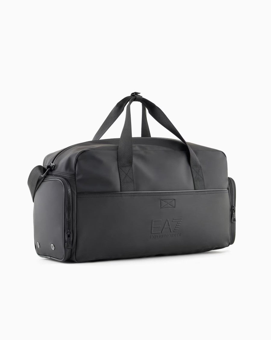 Emporio Armani Spacious Gym Bag With Double Ribbon Handles