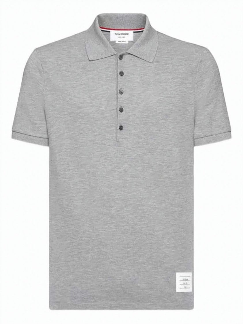 Thom Browne Thom Browne Classic Piqué Short-Sleeve Polo Shirt