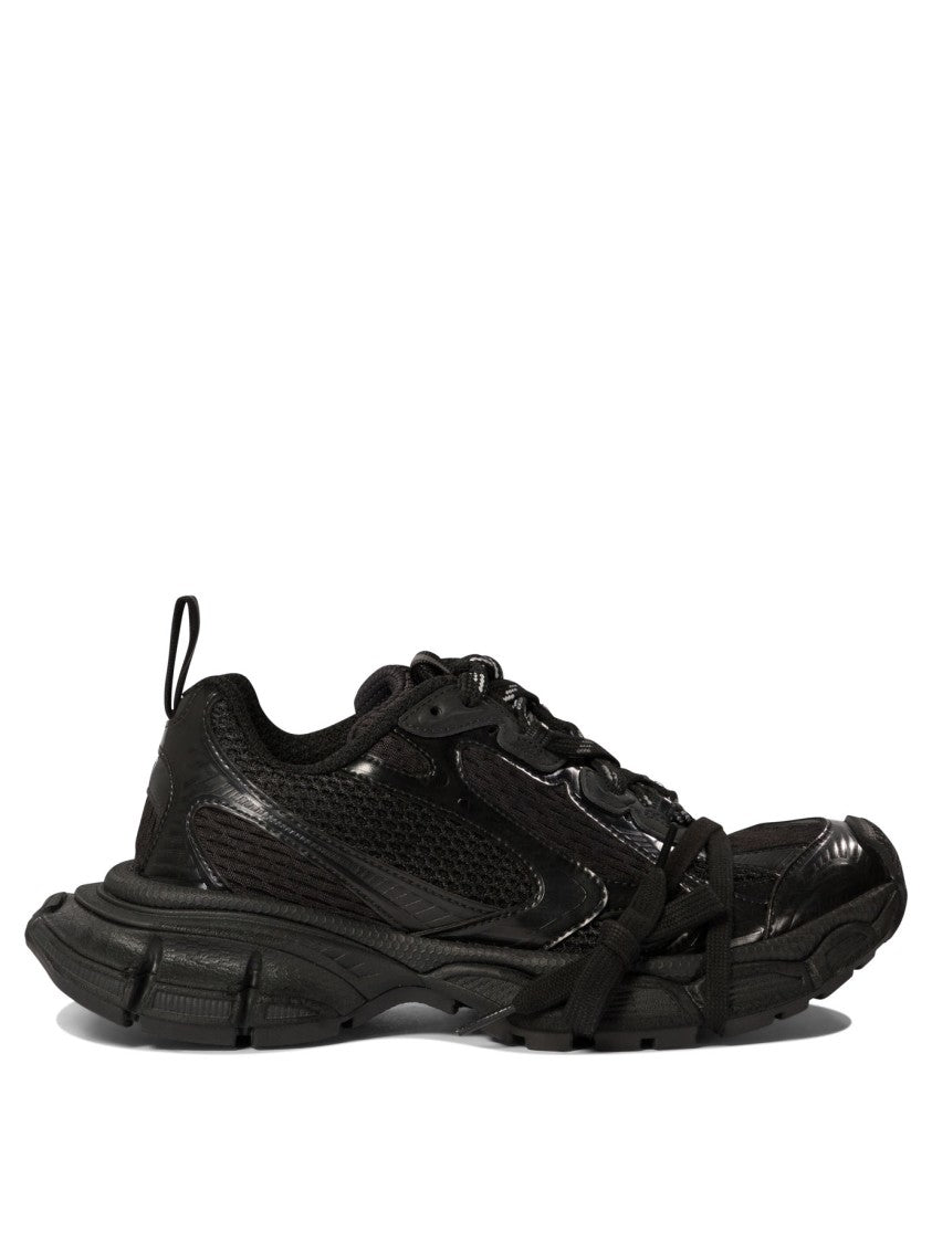 Balenciaga Voluminous Black Sneakers With Reflective Detailing