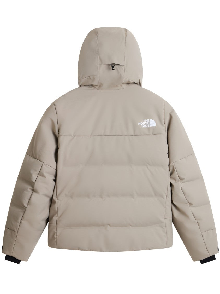 The North Face Padded Quilted Down Jacket With High Collar