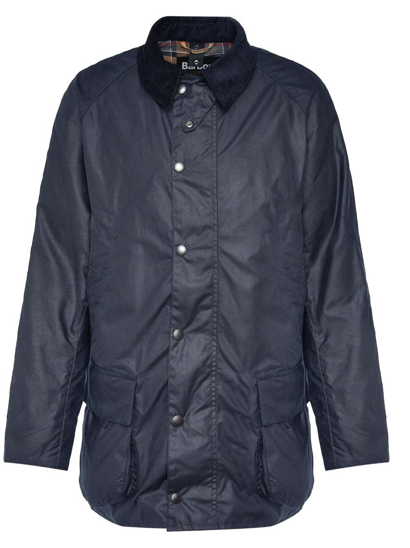 Barbour Button-Up Coat With Corduroy Collar