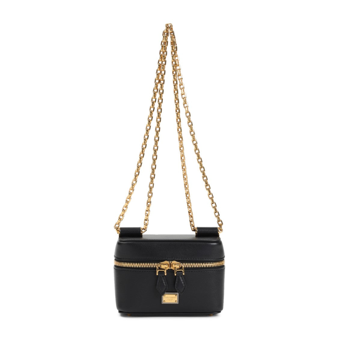 Dolce & Gabbana Black Calf Leather Shoulder Bag