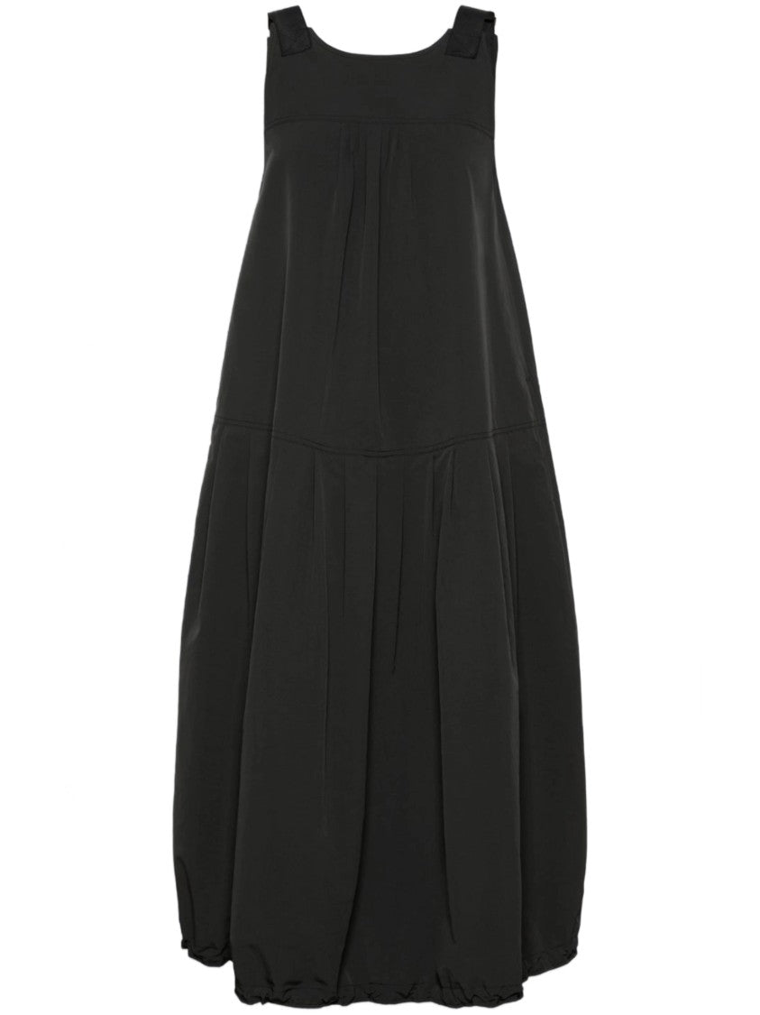 Weekend Black Wkdlegenda Balloon Silhouette Midi Dress