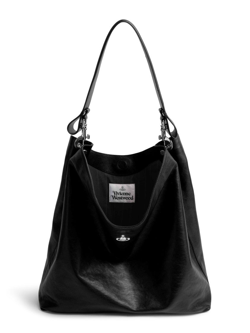 Vivienne Westwood Lottie Slouchy Detachable Pouch Large Shoulder Bag
