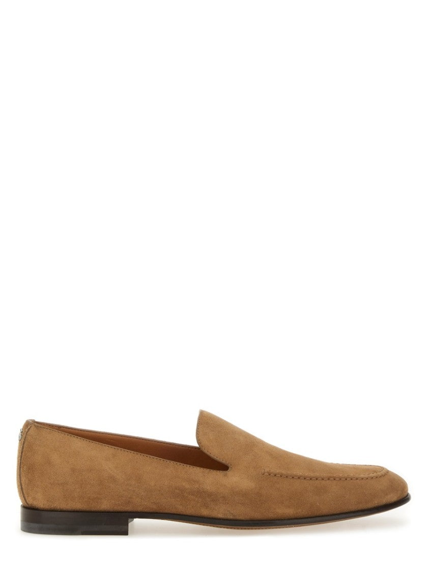 Dolce & Gabbana Brown Leather Crust Slipper