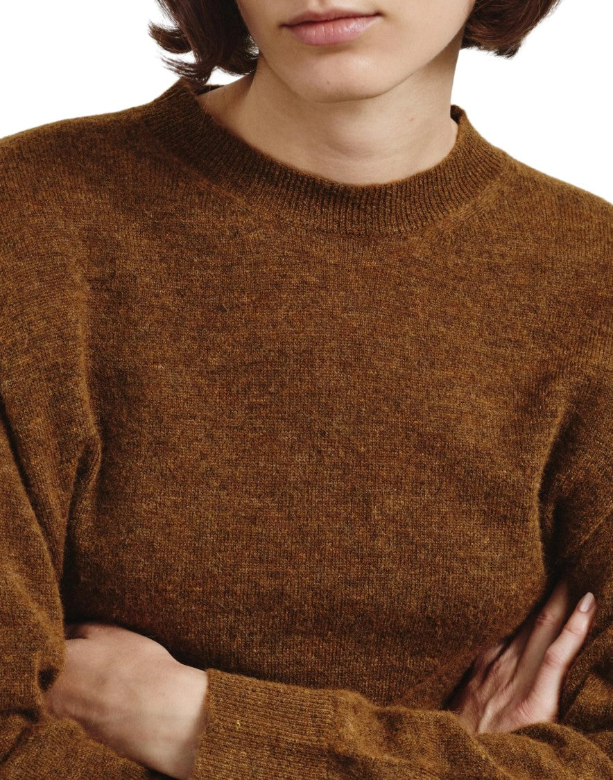 Pomandère Contemporary Baby Alpaca And Wool Blend Sweater