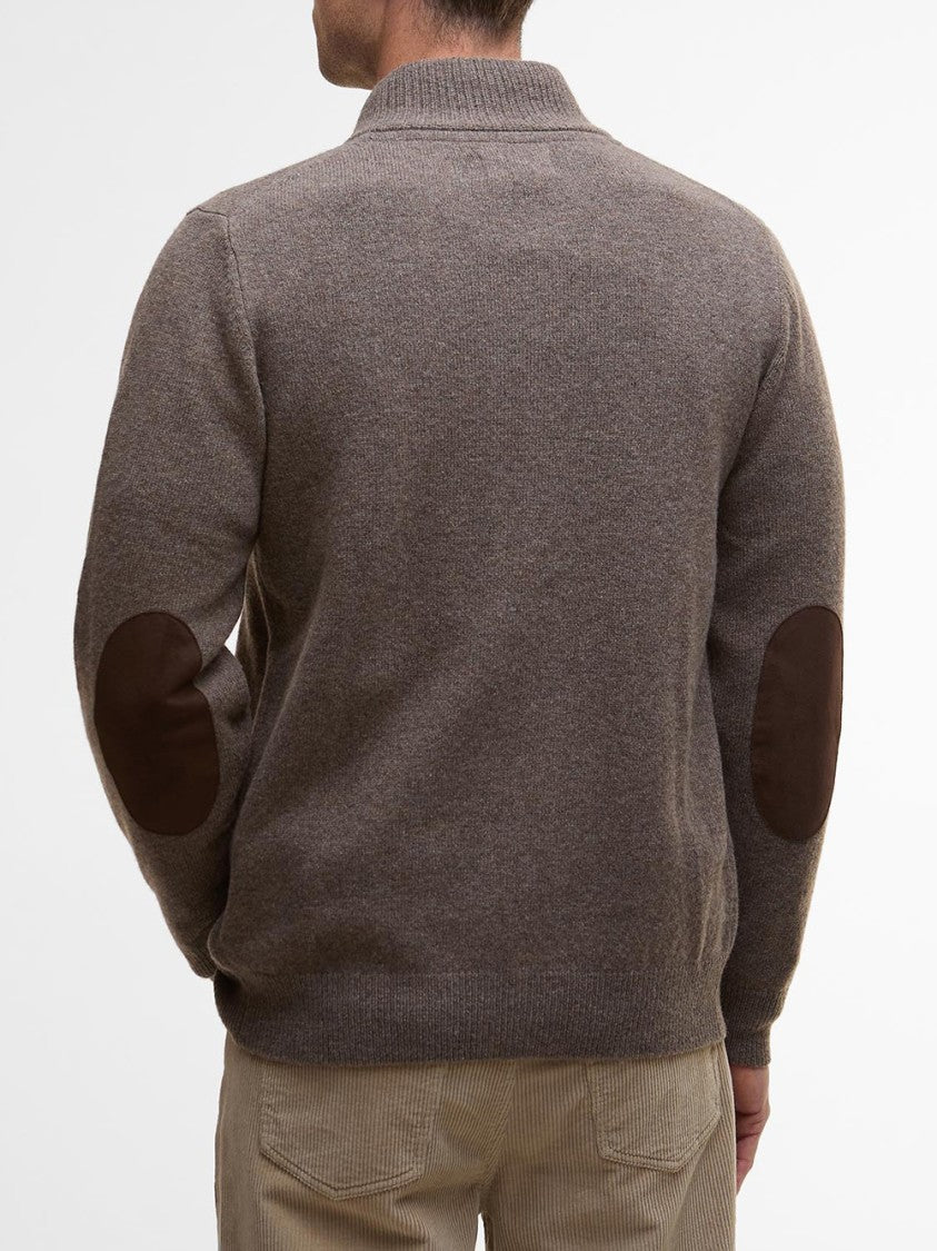 Barbour Essential Patch Zip Front Cardigan