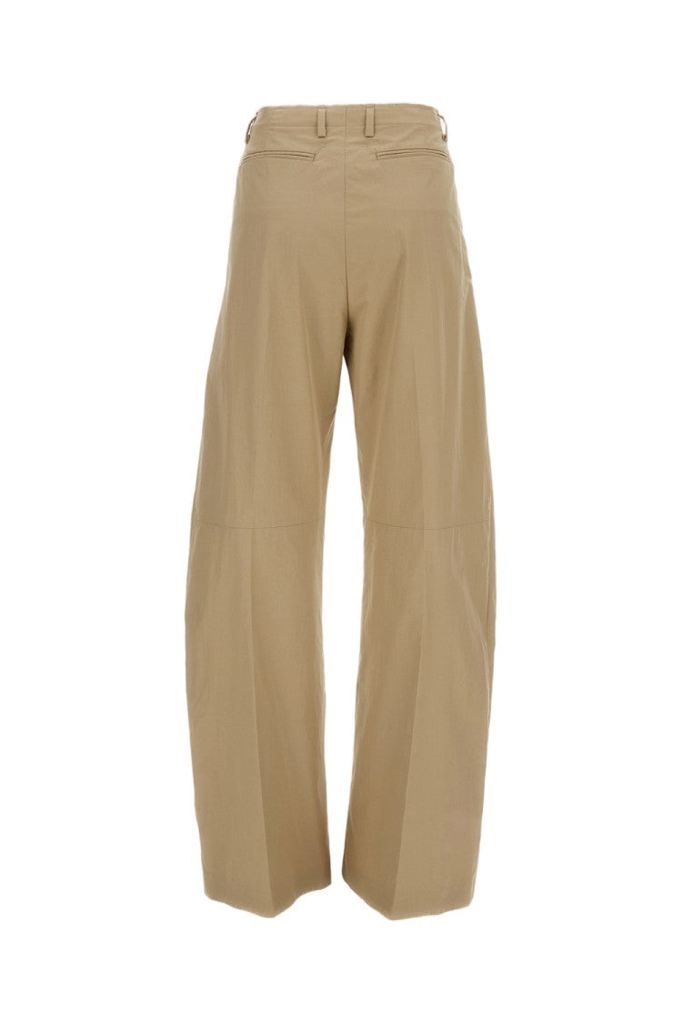 Mm6 By Maison Margiela Utility-Style Wide-Leg Trousers With Front Pleats