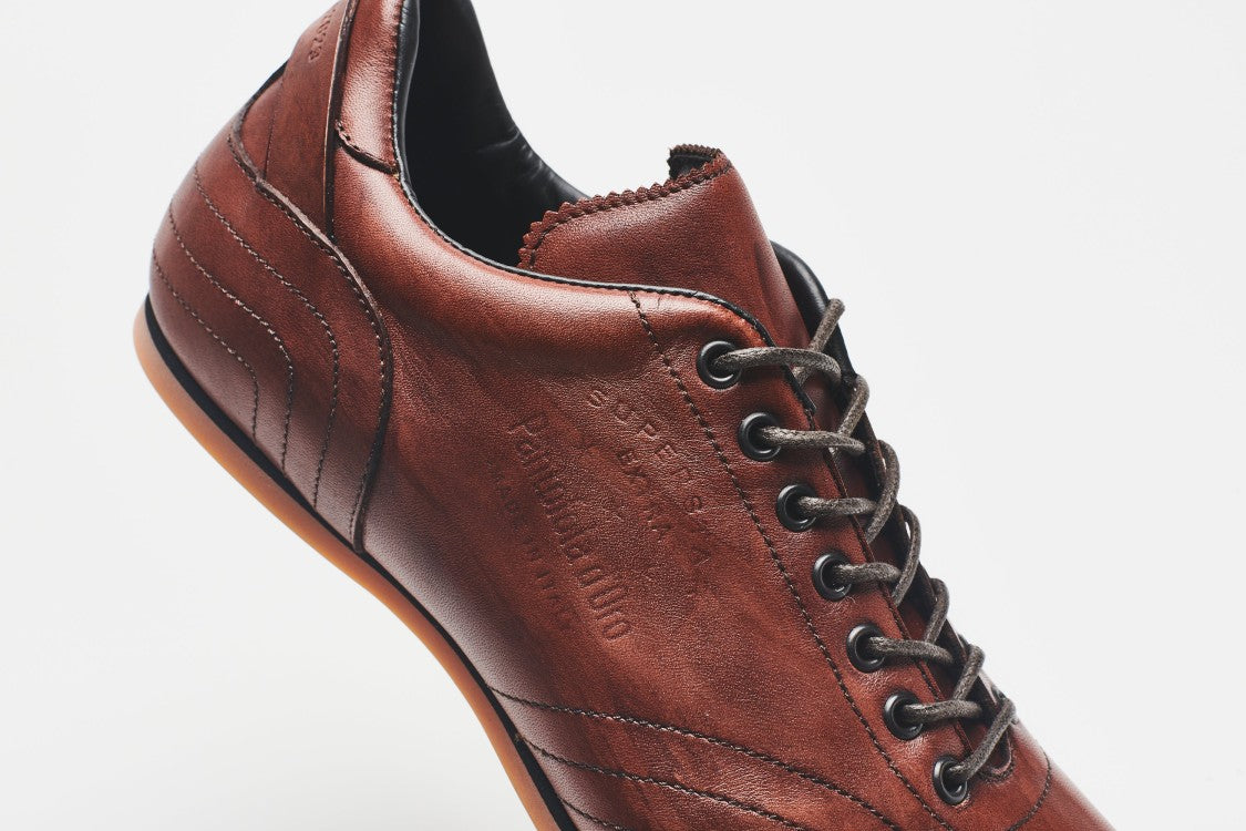 Pantofola D'oro Superleggera Brown Leather Classic Shoes