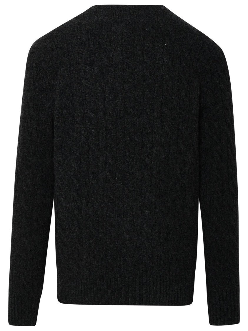 Polo Ralph Lauren Grey Cashmere Blend Sweater
