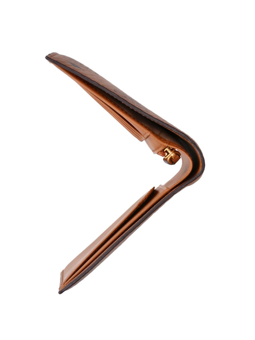 Mcm Brown Ottomar Visetos Monogram Passport Holder