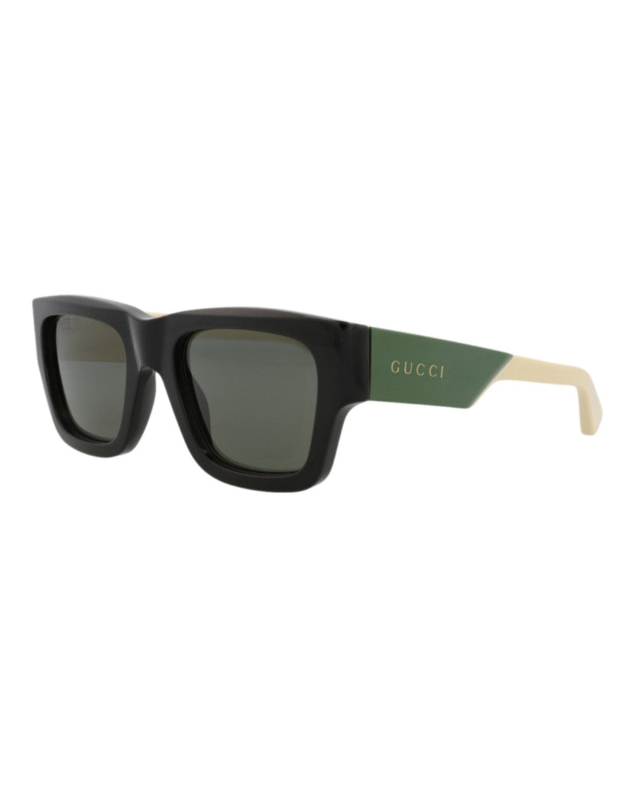 Gucci Square-Frame Recycled Acetate Sunglasses