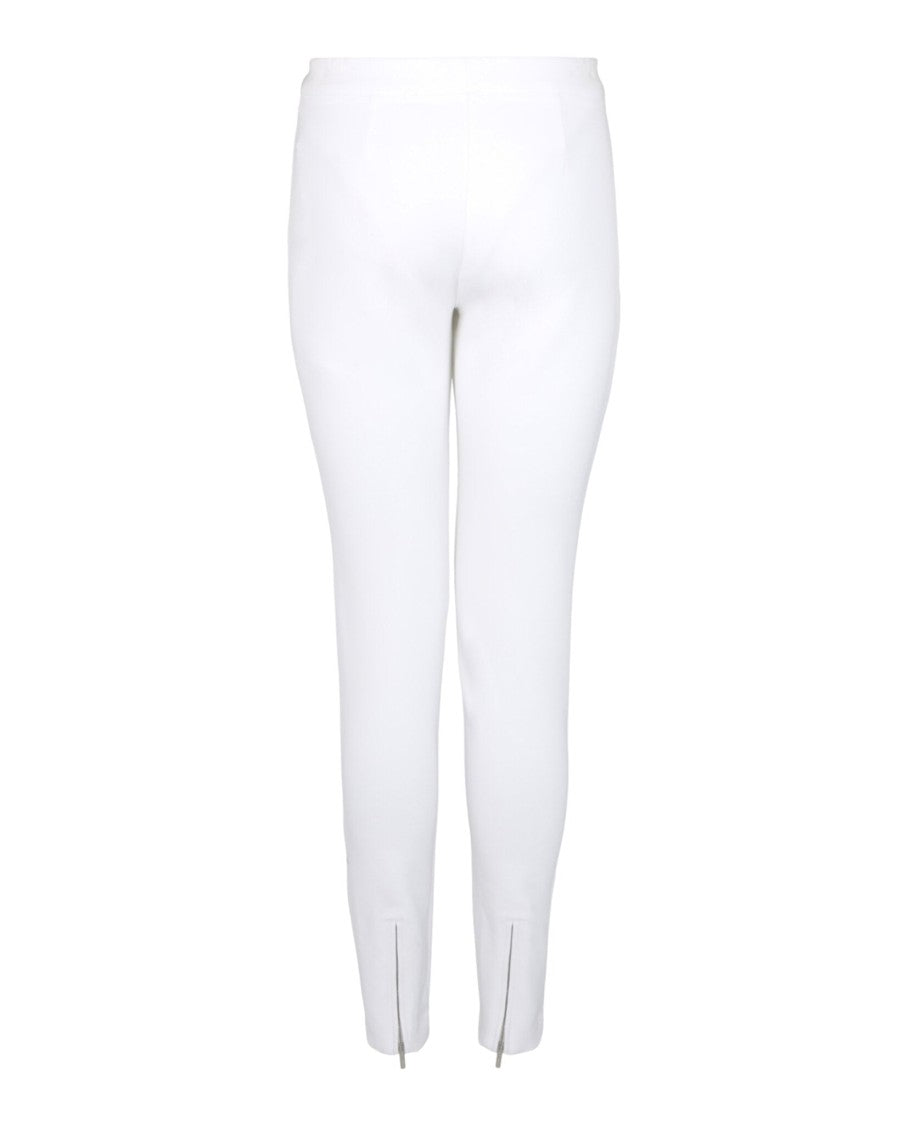 Ferragamo Mid-Rise Slim-Fit Trousers With Concealed Closure And Ankle Zippers