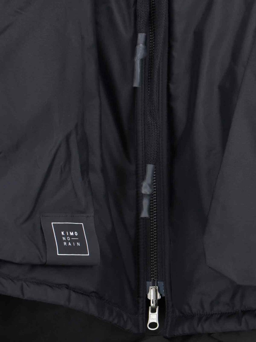 Kimono Rain Reversible Waterproof Coat – Black