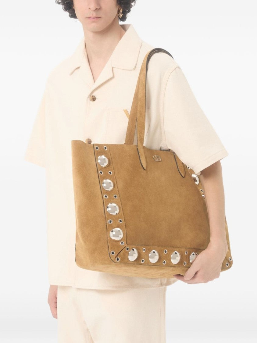 Valentino Garavani Boxy Short-Sleeve Shirt With Camp Collar