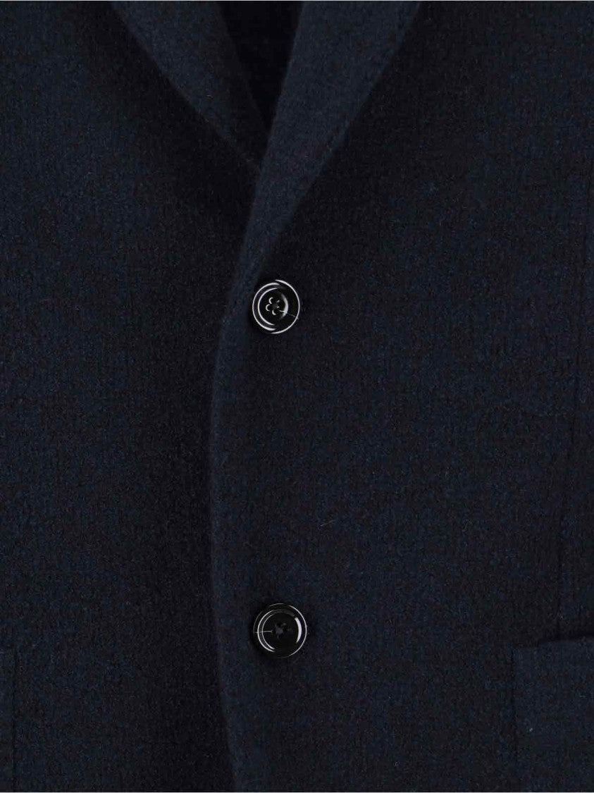 Lardini Single-Breasted Blazer – Navy