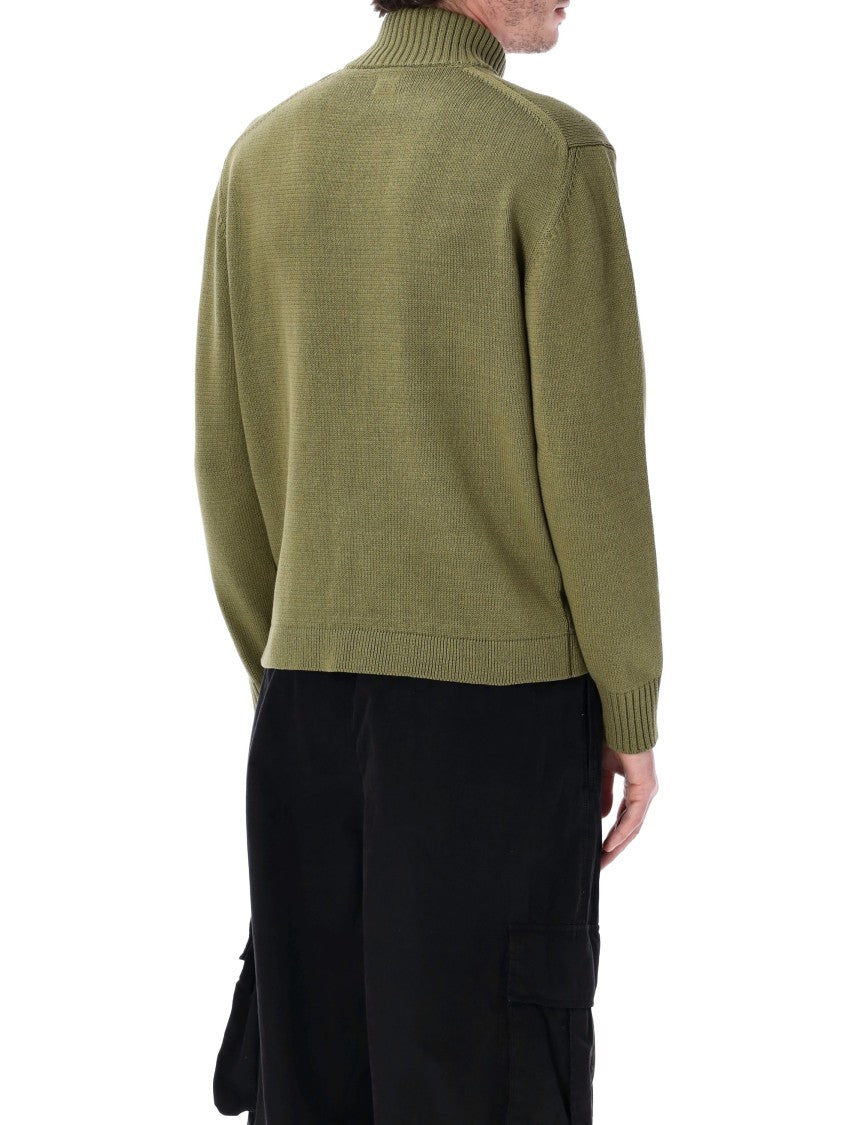 C.P. Company Compact Cotton Zip Front Cardigan