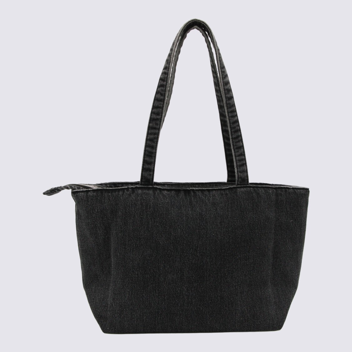 Alexander Wang Rectangular Black Tote Bag With Embossed Branding
