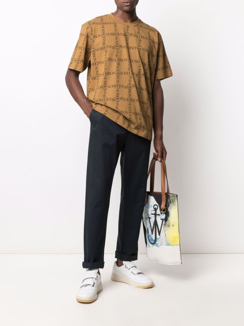 J. W. Anderson All Over Logo Oversize T-Shirt