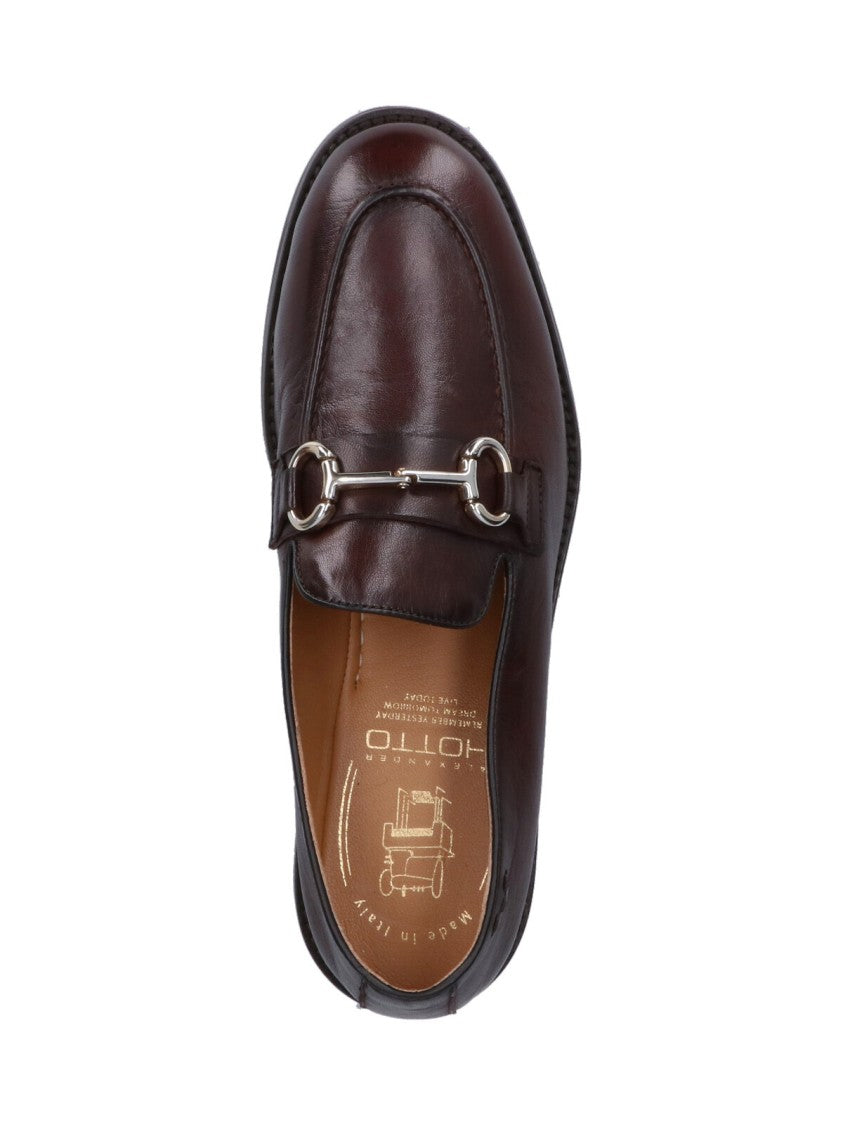 Alexander Hotto Loafers With Bit Detail – Dark Brown