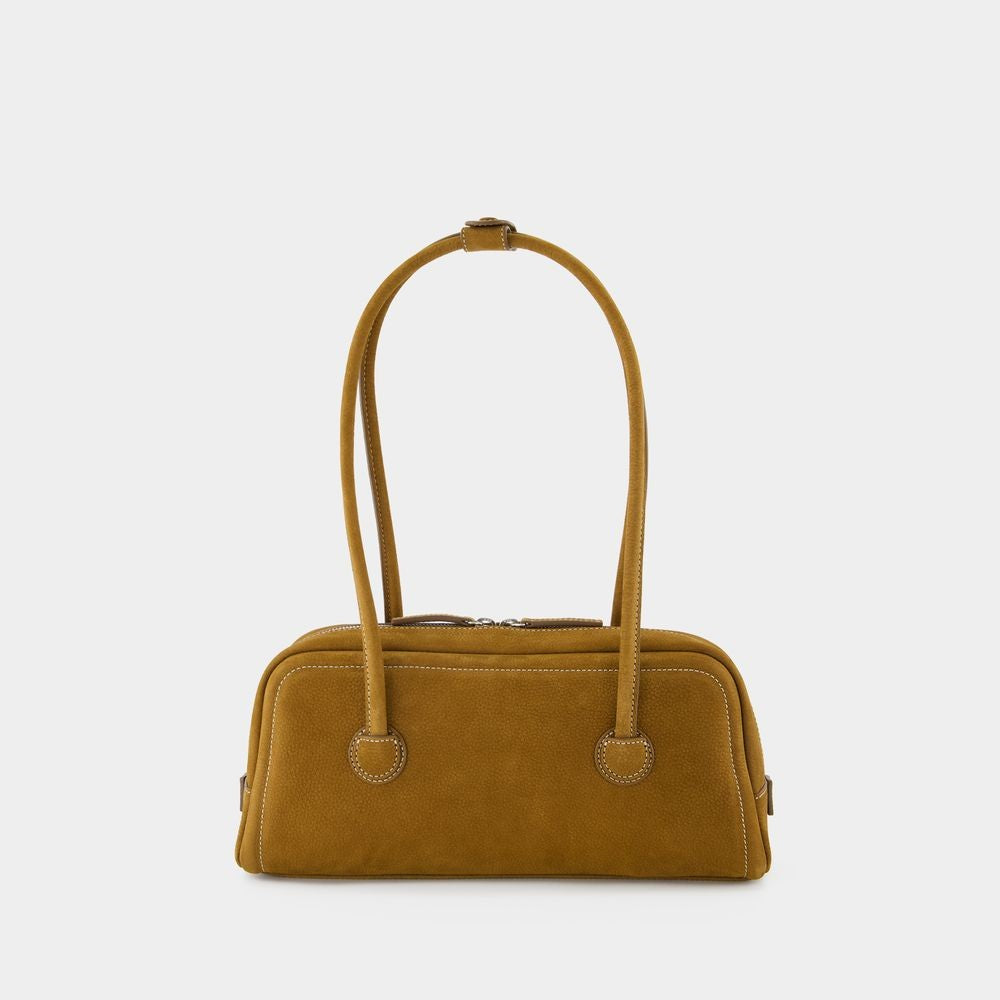 Margesherwood Soft Baguette Shoulder Bag - Leather - Brown