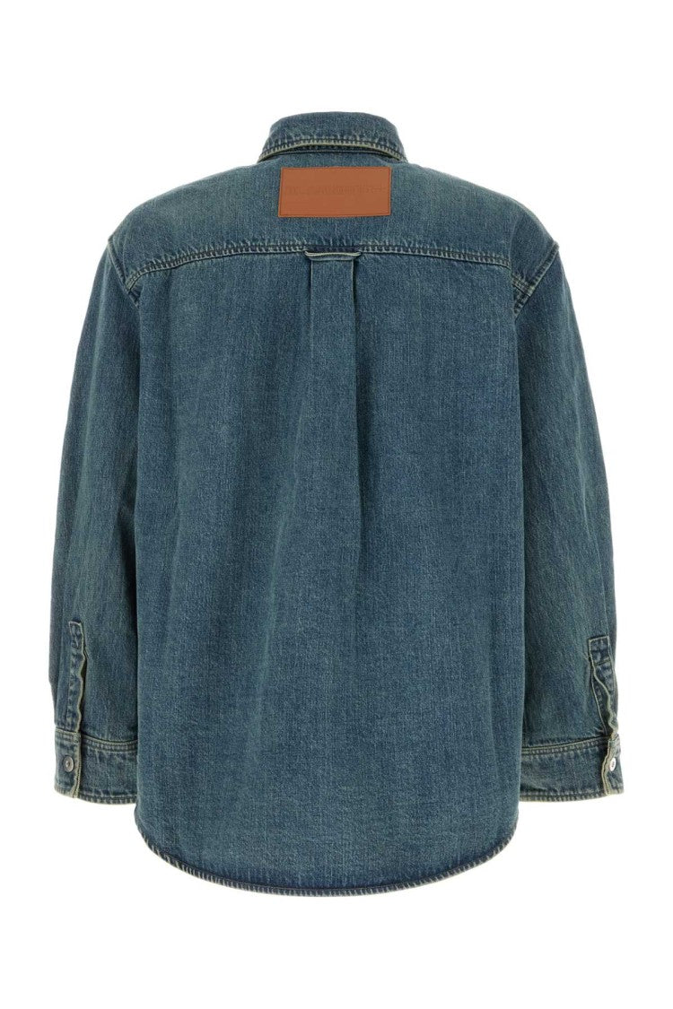 Jil Sander Relaxed-Fit Denim Shirt With Classic Collar