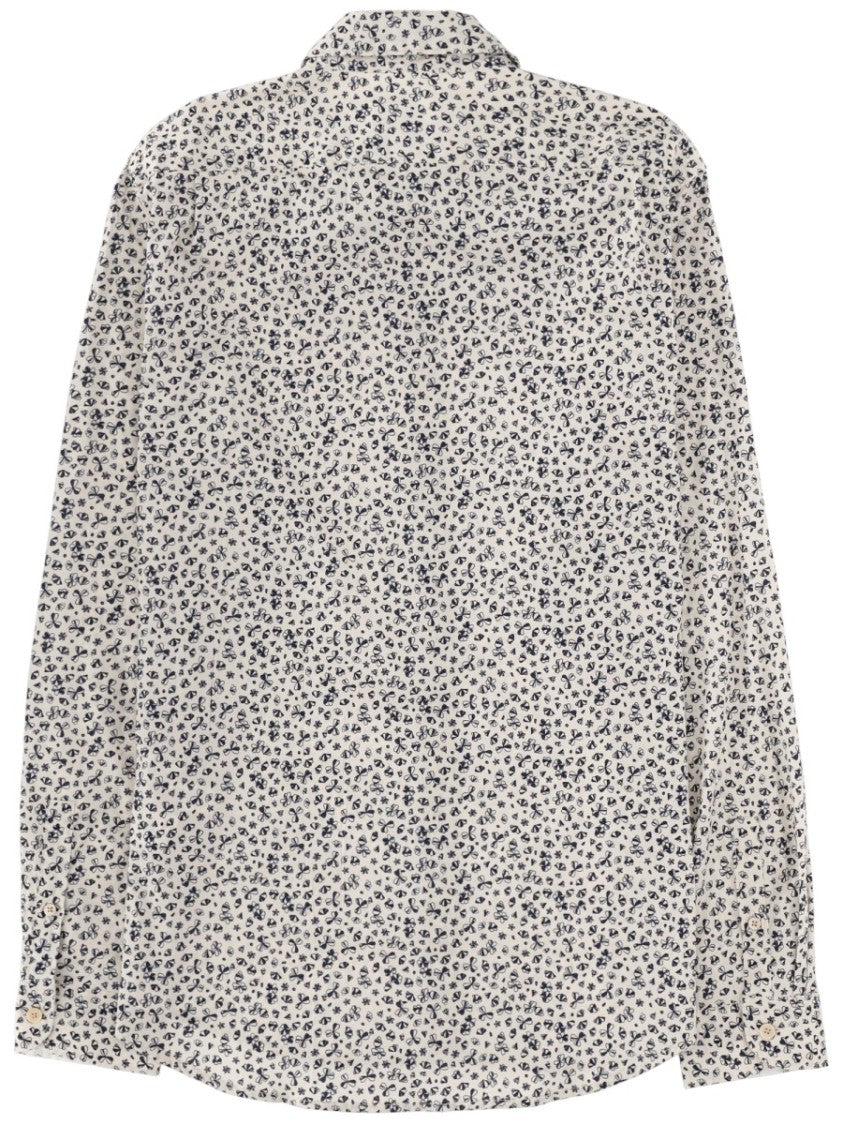 Ps Paul Smith Organic Cotton Intricate Floral Print Shirt