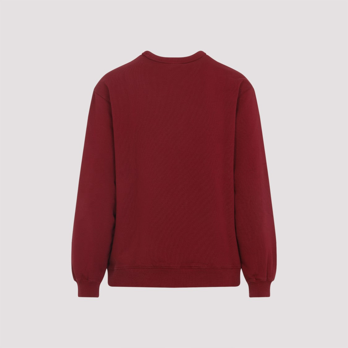 Carhartt Wip Burgundy Cotton Sweatshirt With Tonal Logo Print
